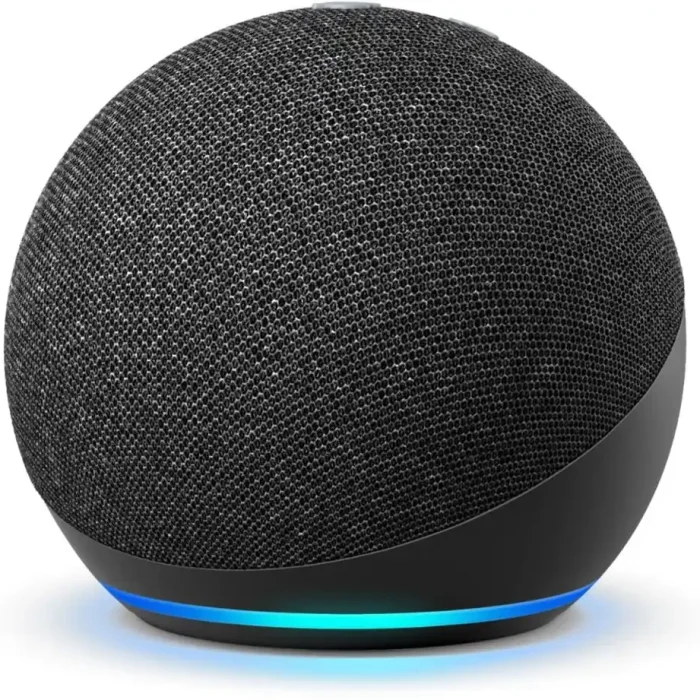 Echo Dot (5th Gen) Deep Charcoal – Compact Smart Speaker with Lossless High Definition Audio