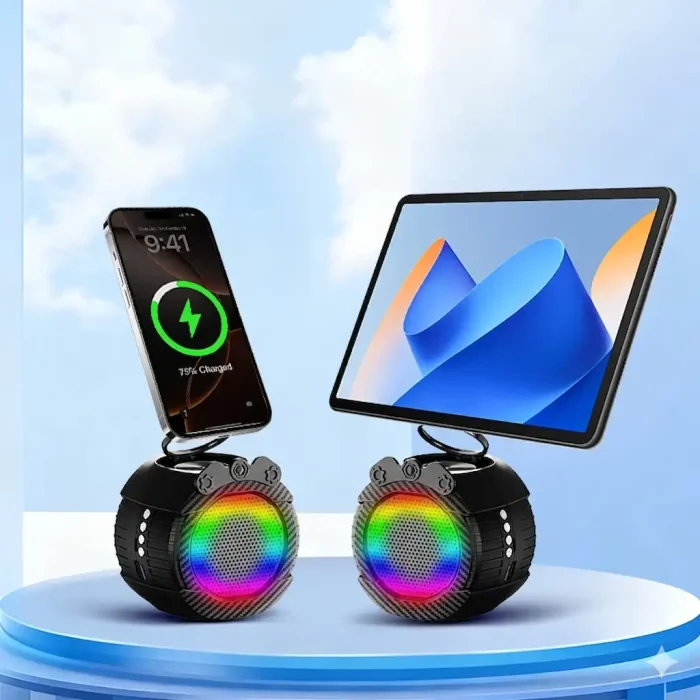5W High-Fidelity Bluetooth Speaker with TWS & Dynamic RGB Lightshow