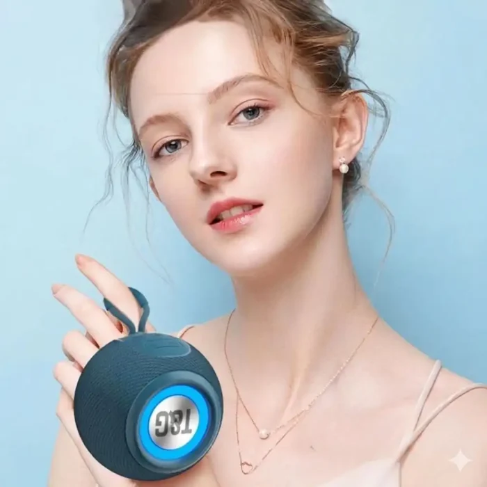 Multi-Mode Portable Bluetooth Speaker with Integrated Galaxy Light Projector
