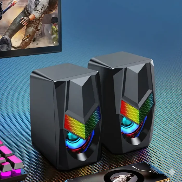 RGB Gaming Audio Hub | Immersive Desktop Surround Sound