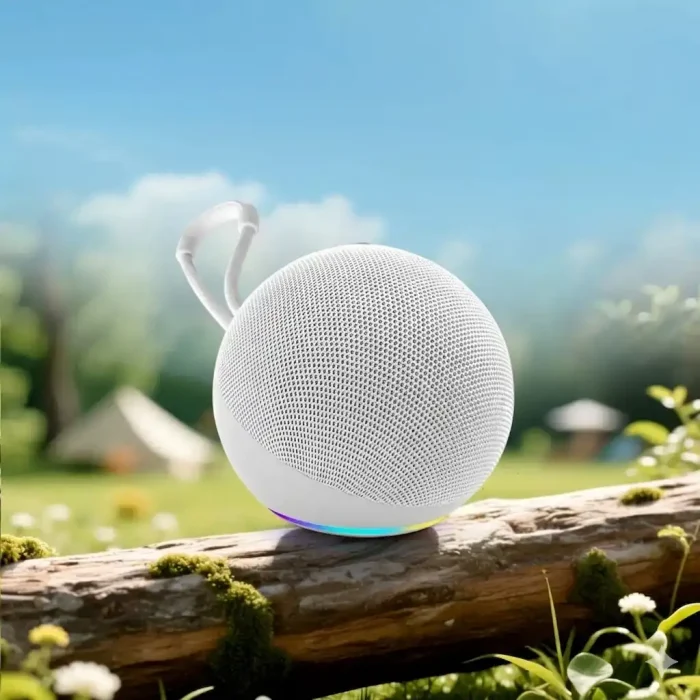 Sphere-X Portable Outdoor Bluetooth Speaker – 5W Punchy Bass & Integrated Carry Strap