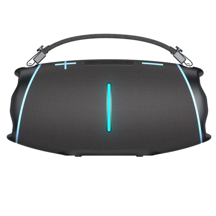 BoomBox Pro 80W Wireless Subwoofer – IPX4 Waterproof Portable Bluetooth Speaker with RGB Light Show