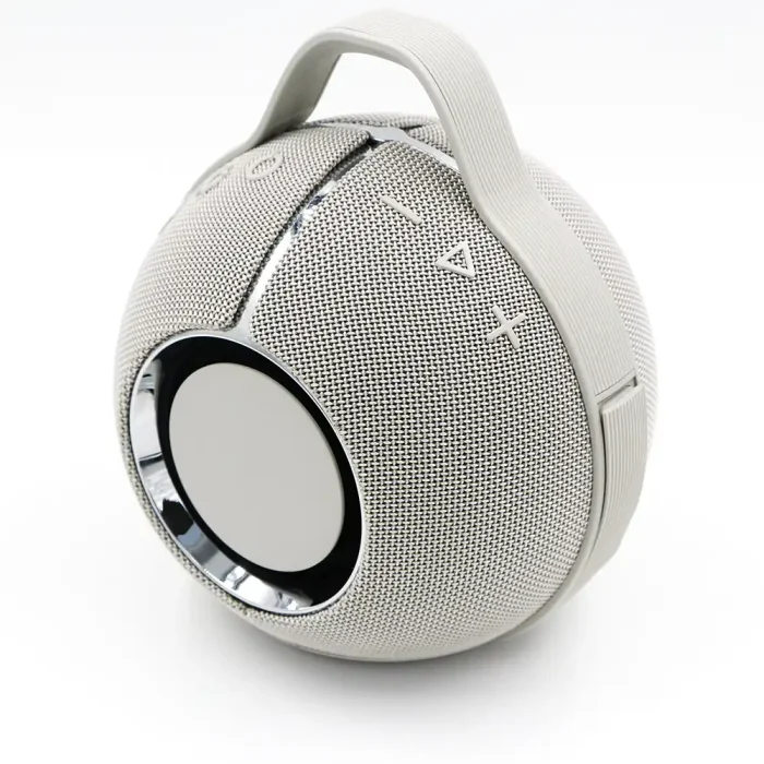 Portable Waterproof Bluetooth Speaker with Integrated Carry Handle and Rich Bass