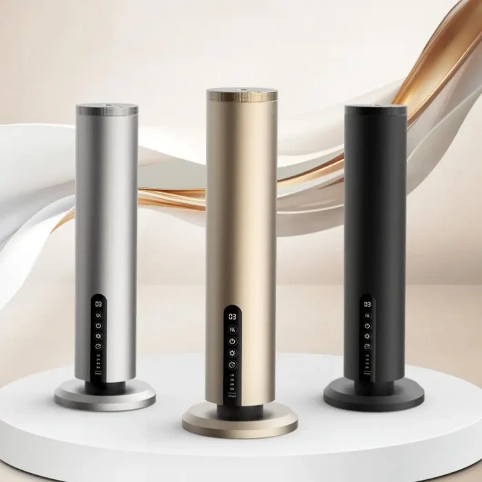 Smart Dual-Tank Waterless Aroma Nebuliser with Programmable Scent Scheduling